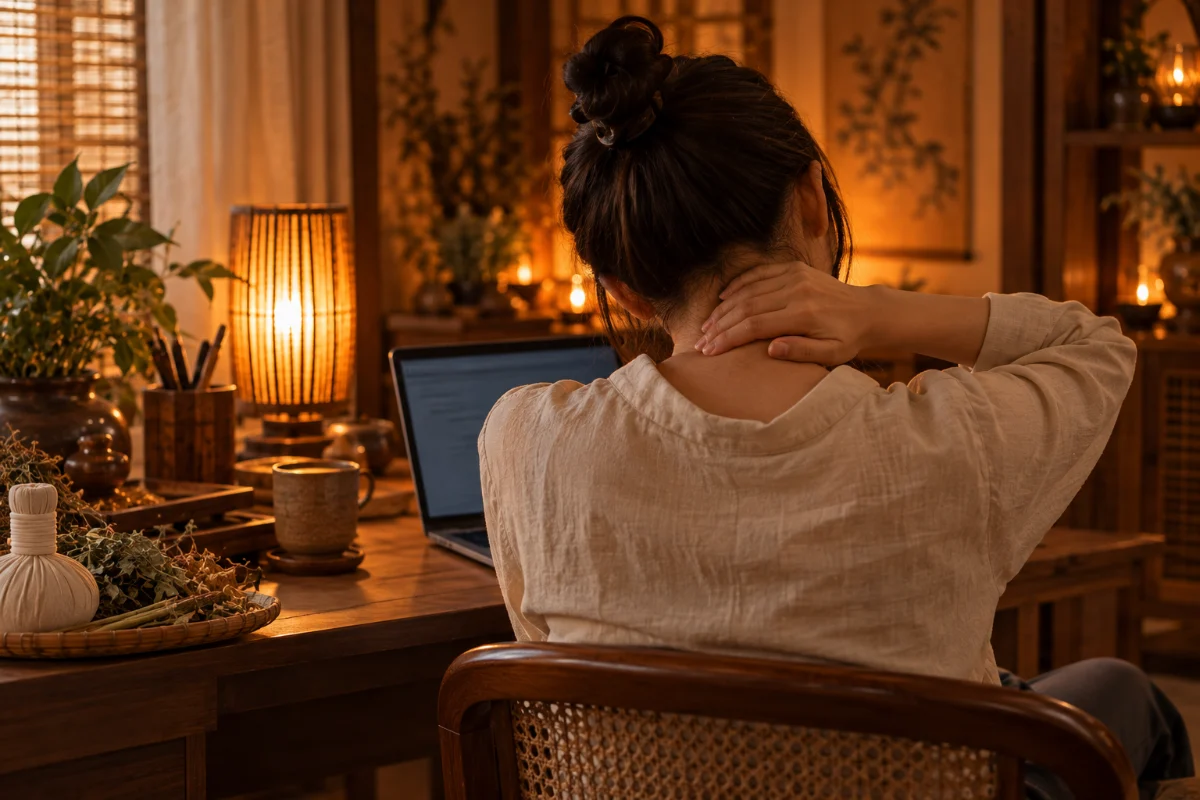 Dân văn phòng mỏi cổ vai gáy – Ngải Hương
