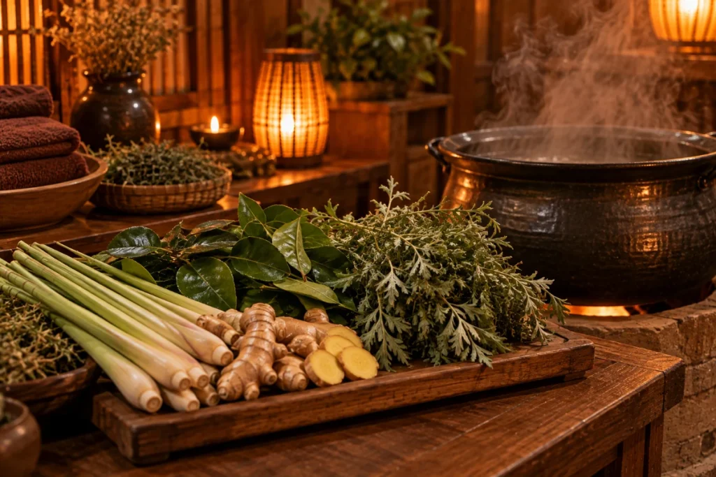 Lá xông thảo dược – Ngải Hương