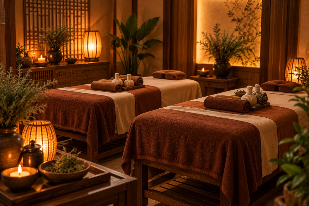 Phòng massage đôi riêng tư – Ngải Hương
