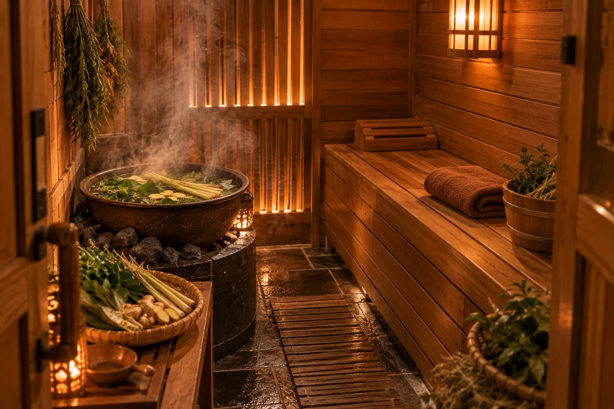 Phòng xông hơi thảo dược – Ngải Hương
